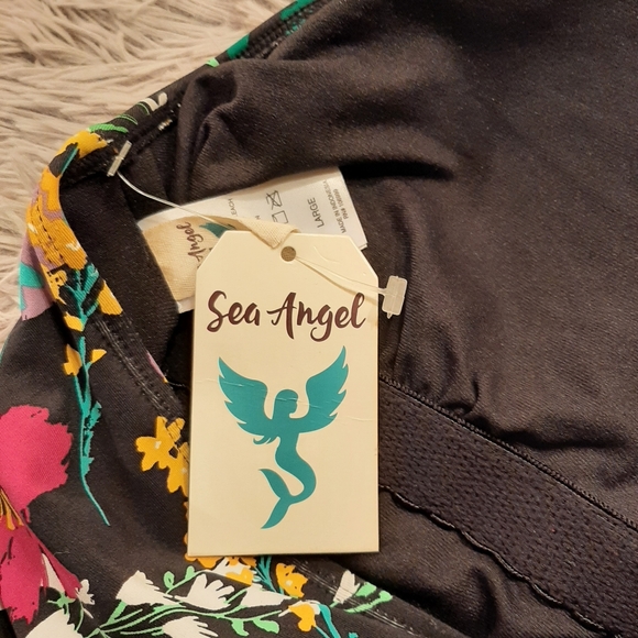 NWT Floral Halter Top Tankini Size Large - Picture 4 of 6